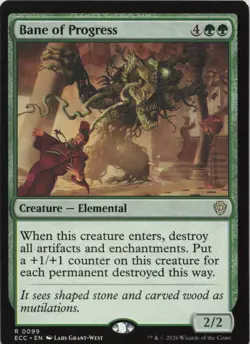 Bane of Progress R Commander: Lorwyn Eclipsed 99 NM MTG - Image 1