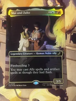 MTG | Mai and Zuko (Borderless) ✨FOIL✨ (TLE) - Image 1
