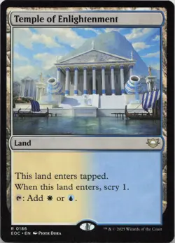 Temple of Enlightenment R Commander: Edge of Eternities 186 NM MTG - Image 1