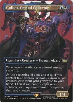 Golbez, Crystal Collector (Borderless) R FINAL FANTASY 395 - LP MTG - Image 1