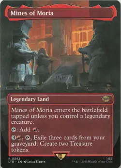 Mines of Moria (Borderless) R The Lord of the Rings 342 - LP MTG - Image 1