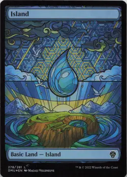 Island (Showcase) - FOIL - L Dominaria United 278 - MTG - Image 1