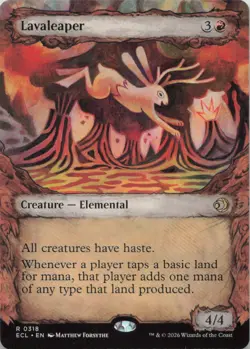 Lavaleaper (Showcase) R Lorwyn Eclipsed 318 - LP MTG - Image 1