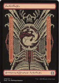 Mountain () - Full Art L Phyrexia: All Will Be One 270 LP-NM MTG - Image 1