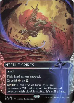 Needle Spires (0030) (Borderless) - FOIL - R Edge of Eternities: 30 - MTG - Image 1