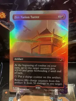 MTG | Fire Nation Turret (Borderless) ✨FOIL✨ (TLE) - Image 1