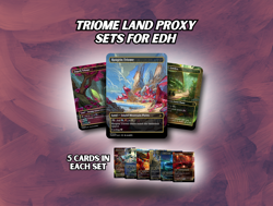 Triome Ikoria & Capenna Lands - Custom Magic: the Gathering Bundle - Image 1