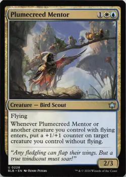 Plumecreed Mentor U Bloomburrow 228 LP-NM - Image 1