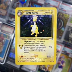 Pokemon Ampharos Neo Genesis 1/111 Holo Rare Unlimited 2000 TCG Card - Image 1
