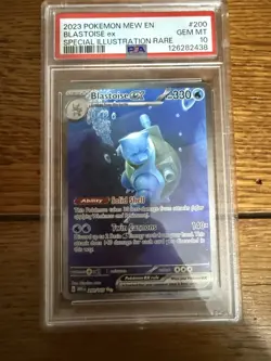 Pokemon Blastoise ex Special Illustration Rare PSA 10 Holo Scarlet & Violet 151 - Image 1