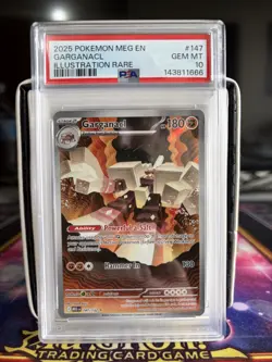 PSA 10 GARGANACL ILLUSTRATION RARE 147/132 MEGA EVOLUTIONS POKEMON CARD - Image 1