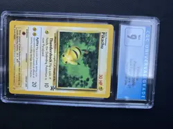 Pokemon Pikachu Black Star Promo #27 CGC 9 Wizards of the Coast Vintage Card - Image 1