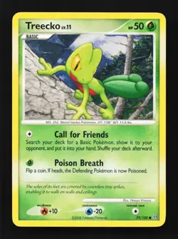 Treecko 79/100 Stormfront English Pokemon Card TCG - Image 1