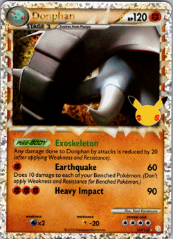 Donphan Prime 107/123 Pokemon TCG Celebrations Classic NM - Image 1