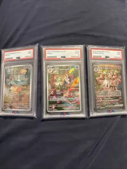 Pokemon Scarlet & Violet SVI EN Ralts/Kirlia/Gardevoir ex Sequential PSA 9￼ - Image 1