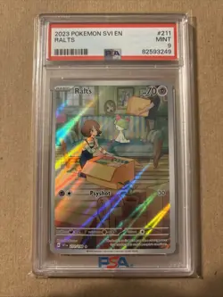 Pokemon Scarlet & Violet SVI EN Ralts/Kirlia/Gardevoir ex Sequential PSA 9￼ - Image 2