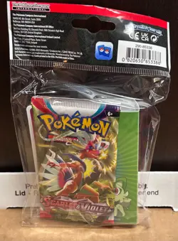 Pokemon TCG: Scarlet And Violet Base Mini Portfolio Booster Pack Factory Sealed - Image 1