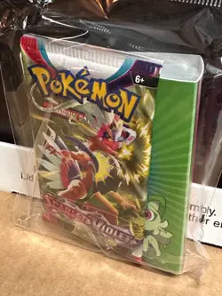 Pokemon TCG: Scarlet And Violet Base Mini Portfolio Booster Pack Factory Sealed - Image 2