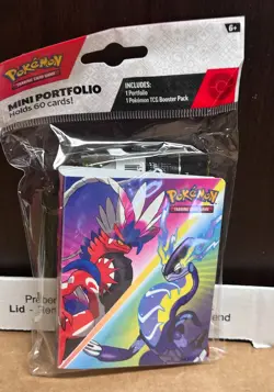 Pokemon TCG: Scarlet And Violet Base Mini Portfolio Booster Pack Factory Sealed - Image 3