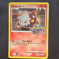 Heatran 4/16 Pokemon Rumble Promo Basic Regular HP 110 2009 Pokemon TCG - Image 1