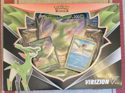 Virizion V POKEMON TCG Sealed Box with 4 Booster Packs - Image 1