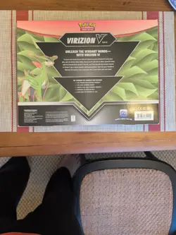 Virizion V POKEMON TCG Sealed Box with 4 Booster Packs - Image 2