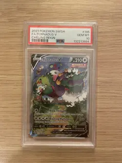 2021 Pokemon SWSH Chilling Reign Tornadus V Alt Alternate Art 185/198 PSA 10 - Image 1