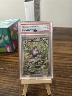 Pokemon 2023 Mew En-151 #174 Nidoking Illustration Rare PSA 10 Gem Mint - Image 2
