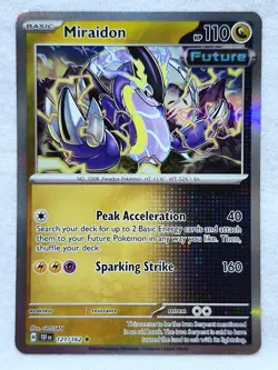 Miraidon 121/162 Temporal Forces Rare Holo Pokemon TCG - Image 1