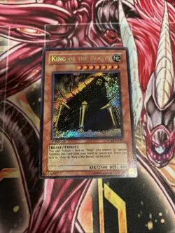 King of the Beasts RGBT-EN086 1st Edition Secret Rare - Image 1