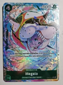 Megalo EB04-018 R ALT ART - The Azure Sea's Seven ENGLISH OP14 One Piece - Image 1