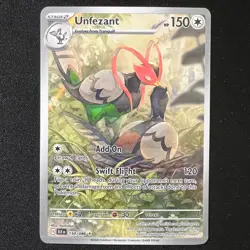 Unfezant 150/086 – SV: Black Bolt Illustration Rare Pokemon Cards TCG NM/M - Image 1
