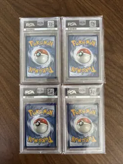 Lot Of 4 PSA 8 Pokemon Gold Hyper Rare Cards. Levincia, Power Plant, Area Zero. - Image 2