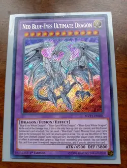 YuGiOh Cards - Neo Blue-Eyes Ultimate Dragon - MVP1-ENS01 - Near Mint - Image 1