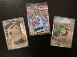 Pokemon Charizard Upc promo card pack sealed. And 2 illustration rares. NM - Image 1