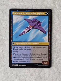 MTG Cyclonus, the Saboteur Universes Beyond Transformers #9 Magic Card Mythic NM - Image 3