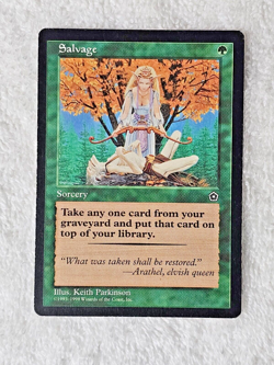 MTG Salvage - Portal Second Age 1998 Magic The Gathering Card LP - Image 2