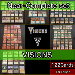 Near Complete Set Magic the Gathering MTG lot visons fym0 VIS 2 EN - Image 1
