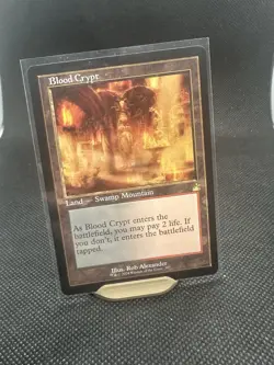 1x Blood Crypt (Retro Frame) #397 (NM) Ravnica Remastered RVR Magic MTG - Image 1