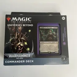 MTG Necron Dynasties Warhammer 40k Commander Deck *New, Sealed* Free Ship - Image 2