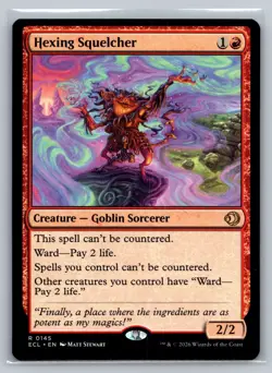 Magic: The Gathering -LORWYN ECLIPSED- Hexing Squelcher (RARE) #145 - Image 1