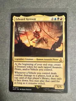 MTG NM Edward Kenway (ACR) 0053 Regular Mythic - Image 1