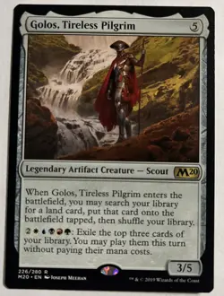 1x Golos, Tireless Pilgrim Regular M20 226 Core Set 2020 MTG Magic the Gatheri - Image 1