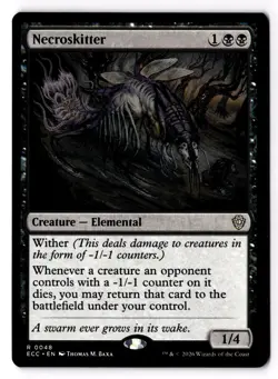 Necroskitter 48 Commander: Lorwyn Eclipsed Normal NM - Image 1