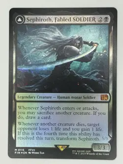 Sephiroth, Fabled SOLDIER Final Fantasy Foil - Image 1