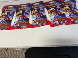 5x Pokemon Destined Rivals Sleeved Booster Packs Brand New Sealed - Image 1