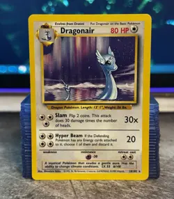 Pokemon TCG Dragonair Base Set Rare Card 18/102-NM - Image 1