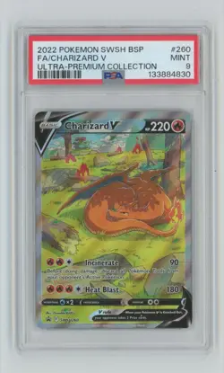 2022 Pokemon SWSH BSP Ultra Premium Collection PSA 9 Charizard V #260 PSA 9 - Image 1