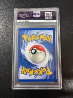 WOTC 2000 Vintage Pokemon Card Gym Challange Giovanni's Machoke Graded PSA 8 NM - Image 2