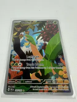 2023 Pokemon Paldea Evolved Tropius #195 IR Illustration NM - Image 1